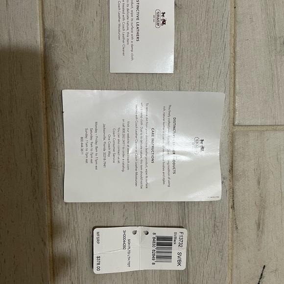 COACH Black Soho Pleated Shoulder Bag with Silver hardware F13732 - Picture 8 of 9